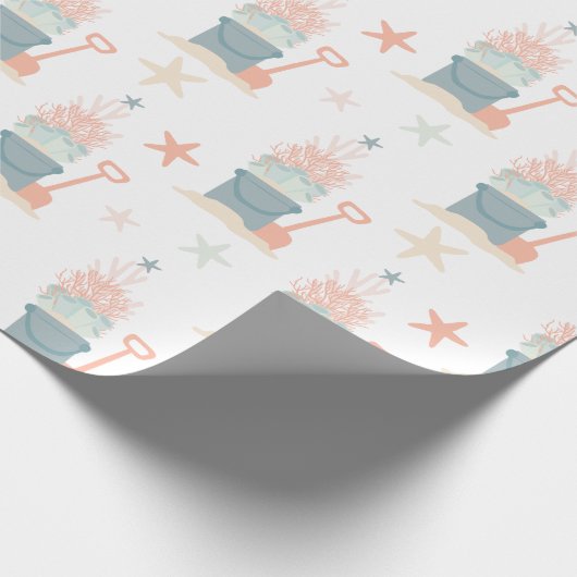 沿岸海辺クリスマスラッピング紙 ラッピングペーパー (角)