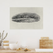 沿岸海運の岩々 ポスター (キッチン)