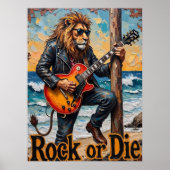 沿岸海面：ライオンの波の歌 ポスター (正面)