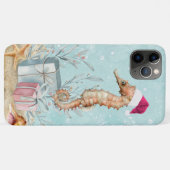 沿岸海馬サンタ(ギフト付き包まれた) Case-Mate iPhoneケース (裏面(横))