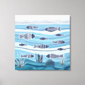 沿岸海魚のキャンバス印刷 キャンバスプリント (正面)