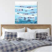 沿岸海魚のキャンバス印刷 キャンバスプリント (インサイチュ (寝室))