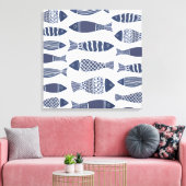 沿岸海魚のキャンバス印刷 キャンバスプリント (インサイチュ (リビング))