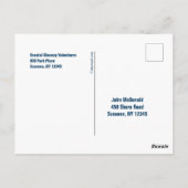 沿岸清掃はがき ポストカード (裏面)