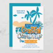 沿岸清掃日発表 招待状 (正面/裏面)