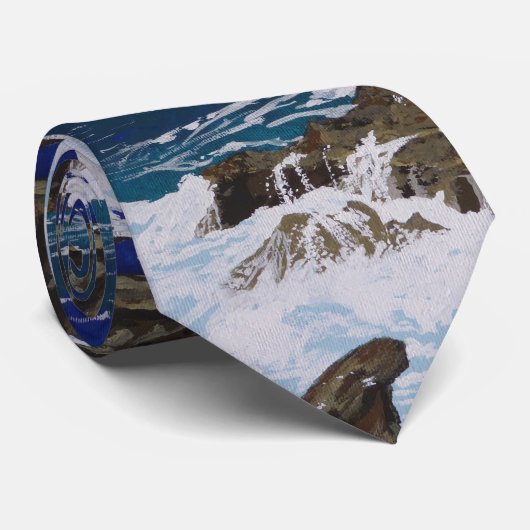 沿岸滝のタイ ネクタイ (ロール)