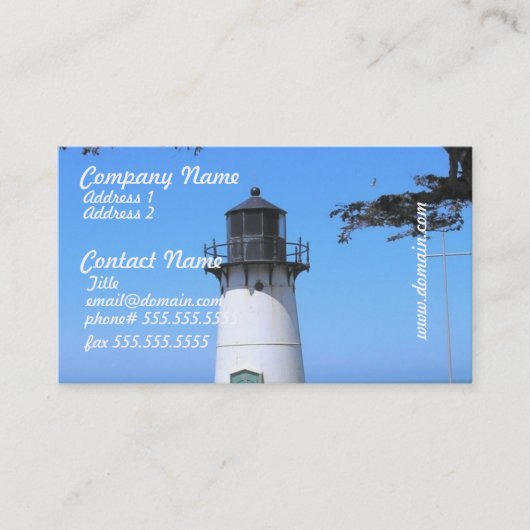 沿岸灯台名刺 名刺 (正面)