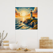 沿岸灯台 ポスター (キッチン)