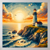 沿岸灯台 ポスター (正面)