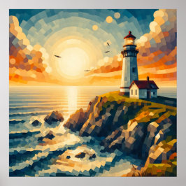 沿岸灯台 ポスター