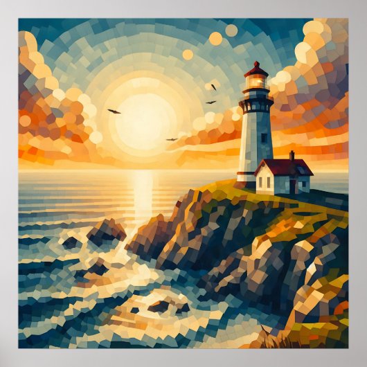 沿岸灯台 ポスター (正面)