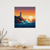 沿岸灯台 ポスター (キッチン)