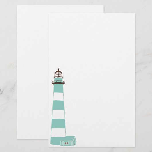 沿岸灯台 便箋 (正面/裏面)
