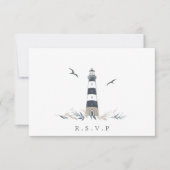 沿岸灯台RSVP食事の選択肢 出欠カード (正面)