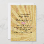 沿岸灯航海の台ブライダルシャワー 招待状 (裏面)