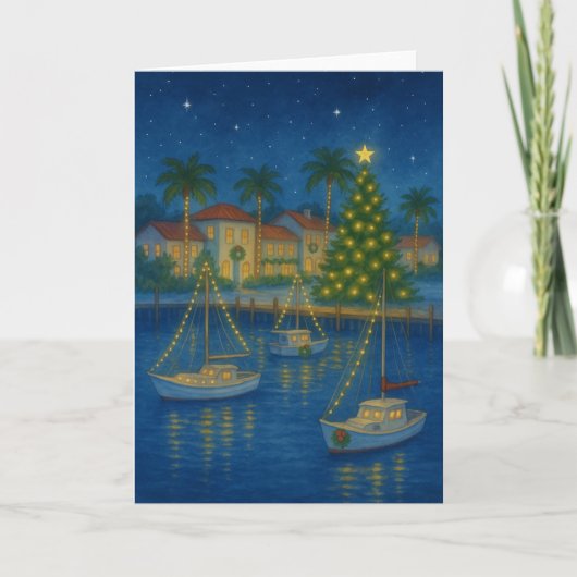 沿岸熱帯クリスマスカード カード (正面)