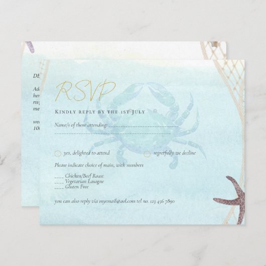 沿岸熱帯ビーチ行先結婚式 (正面/裏面)