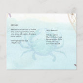 沿岸熱帯ビーチ行先結婚式 (裏面)