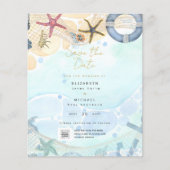 沿岸熱帯ビーチ行先結婚式 チラシ (正面)