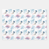 沿岸熱帯魚水カラーラッピング紙 ラッピングペーパーシート (正面)