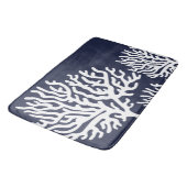 沿岸白い珊瑚の枝 バスマット (アングル)