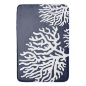 沿岸白い珊瑚の枝 バスマット (正面縦)