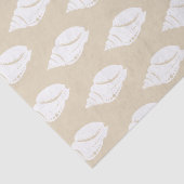 沿岸白い貝殻及び暗灰色 薄葉紙 (詳細)