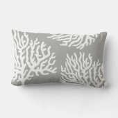 沿岸白海の珊瑚の生命はビーチです ランバークッション (裏面)