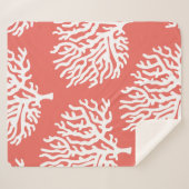 沿岸白海の珊瑚及び珊瑚のピンク シェルパブランケット (正面(横))