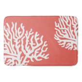 沿岸白海の珊瑚及び珊瑚のピンク バスマット (正面)