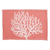 沿岸白海の珊瑚及び珊瑚のピンク 枕カバー (正面左)