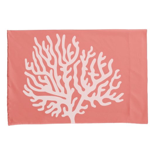 沿岸白海の珊瑚及び珊瑚のピンク 枕カバー (正面右)