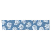 沿岸白海の珊瑚及び青 ショートテーブルランナー (横)