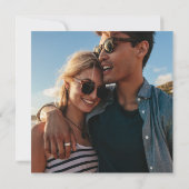 沿岸目的地ウェディングフォトブラック セーブザデート (裏面)