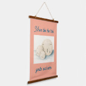 沿岸砂ドルつる壁 吊り下げ型タペストリー (傾斜あり)