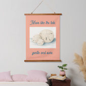 沿岸砂ドルつる壁 吊り下げ型タペストリー (寝室)