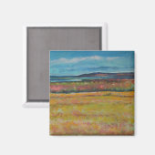 沿岸砂丘色彩の鮮やかアート マグネット (正面/裏面)