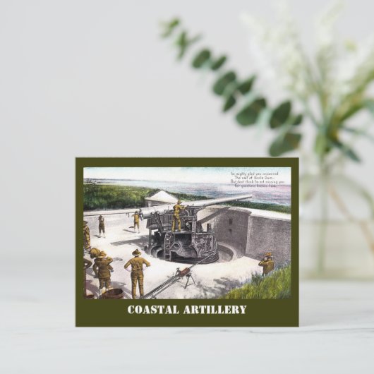 沿岸砲兵 ポストカード (スタンド正面)