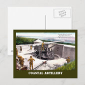 沿岸砲兵 ポストカード (正面/裏面)