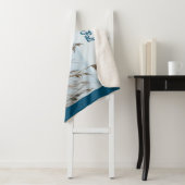 沿岸秋ブルーとホワイトカボチャとヒトデ シェルパブランケット (インサイチュ)