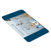 沿岸秋ブルーとホワイトカボチャとヒトデ マグネット (右側)