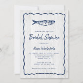 沿岸素朴のイワシブライダルシャワー 招待状 (正面)