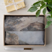 沿岸素朴の崖の風景絵画の分離 薄葉紙 (ギフト)