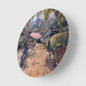 沿岸細道 ラウンド壁時計 (傾斜)