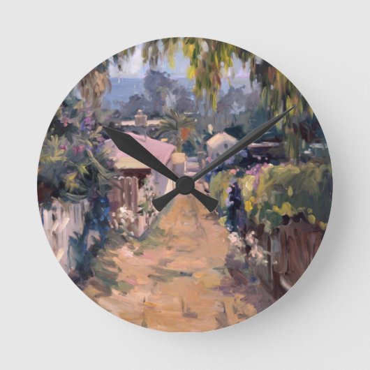 沿岸細道 ラウンド壁時計 (正面)