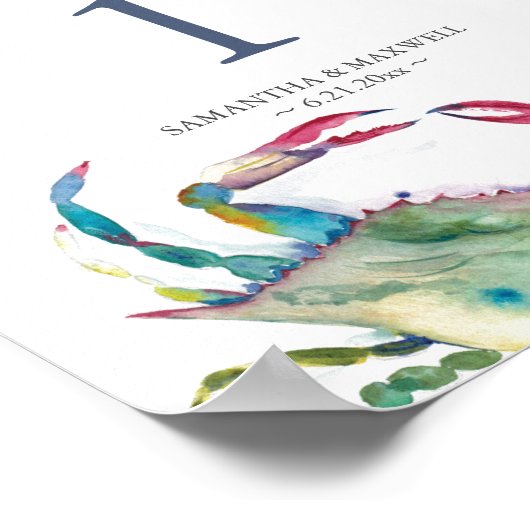 沿岸結婚表番号 ポスター (角)