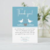 沿岸航海のの結婚ほこりっぽい青いサンピパーズ サンキューカード (スタンド正面)