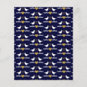 沿岸航海のカップルのシャワー海軍ブルーサンドパイパー (裏面)