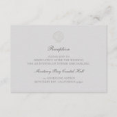 沿岸航海のシェルクラシック披露宴結婚ズ エンクロージャーカード (正面)