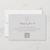 沿岸航海のシェルフォーマルQR結婚の応答 (正面)